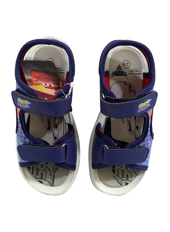 Disney Cars Lightning McQueen Sandals for Boys, 30 EU, Dark Blue