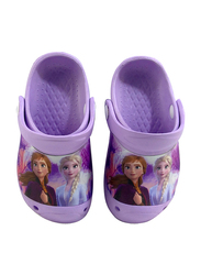 Disney Frozen II Crocs for Girls, 32 EU, Lilac
