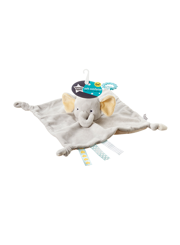 Tommee Tippee Soft Comforter Unisex, Ernie Elephant, Grey