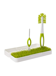Boon Trip Travel drying Rack With Bottle Brushes, Green