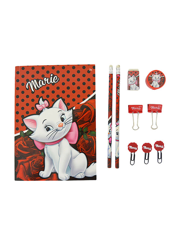 

Disney 10-Piece Marie Stationery Set, Red