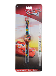 Disney Cars Floating Digital Watch for Boys, 3+ Years, Plastic, One Size, Multicolor