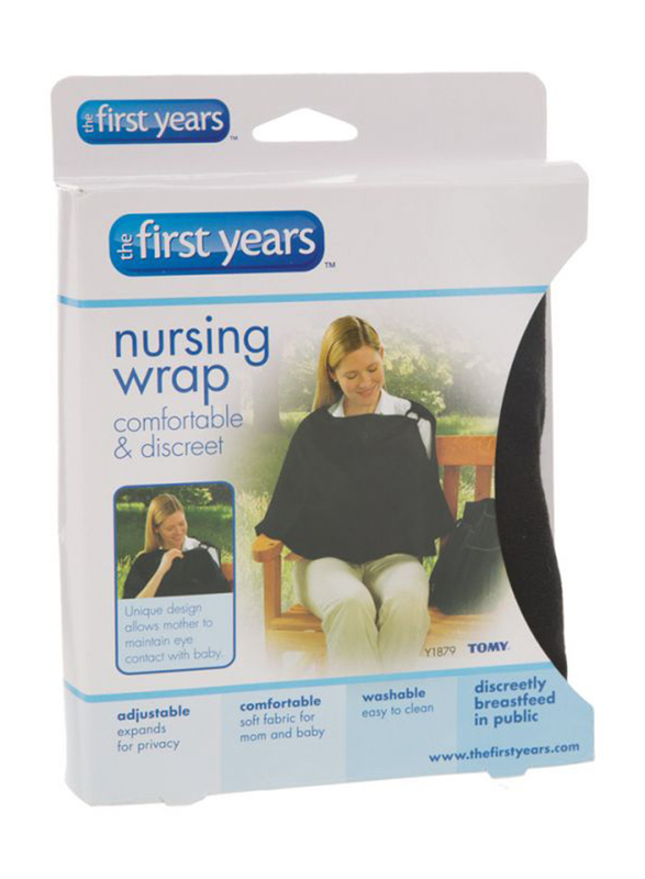 The First Year Fabric Nursing Privacy Wrap, Black