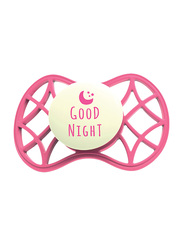 Nuvita Air.55 Orthodontic 6M+ Soother With Stericover Glow Marsala, Pink