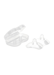 Nuvita 1254 Nipple Protectors, Transparent