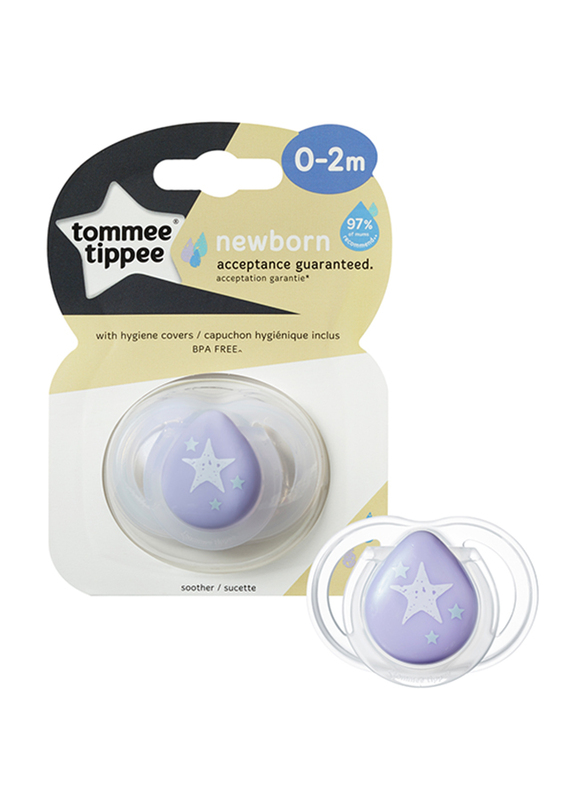 

Tommee Tippee Closer to Nature Newborn Soother for Girl, Purple