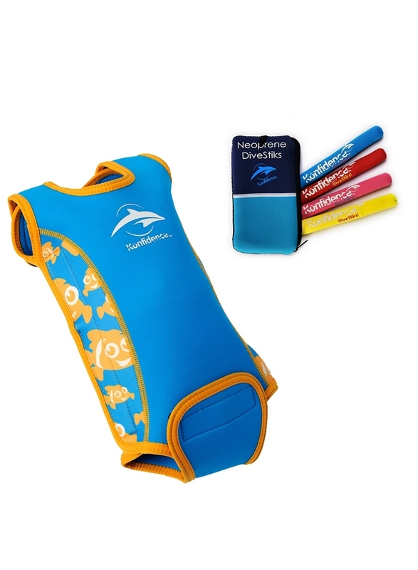 

Konfidence Clownfish Babywarma Baby Wetsuit, 6 Years, Blue