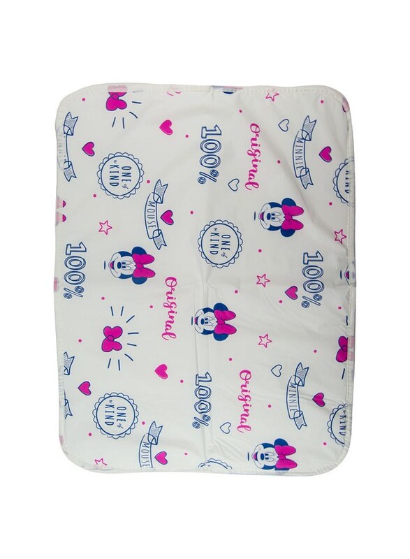

Disney Minnie Mouse 100% Waterproof Baby Diaper Changing Pad, White