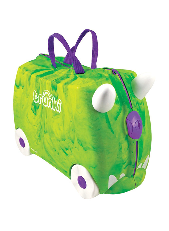 Trunki Rex Dinosaur Suitcase, Green