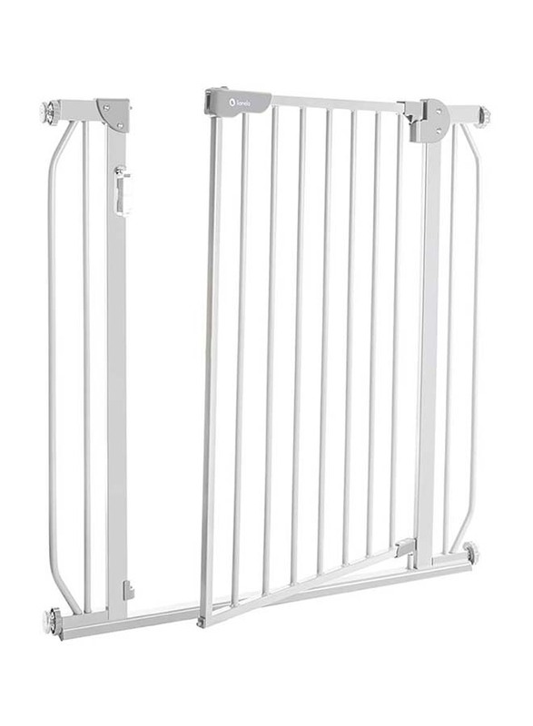 Lionelo Truus Slim Led Baby Gate, Grey