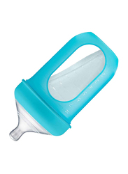 Boon Nursh Silicone Bottle, 3 & Above Months, 236ml, Blue