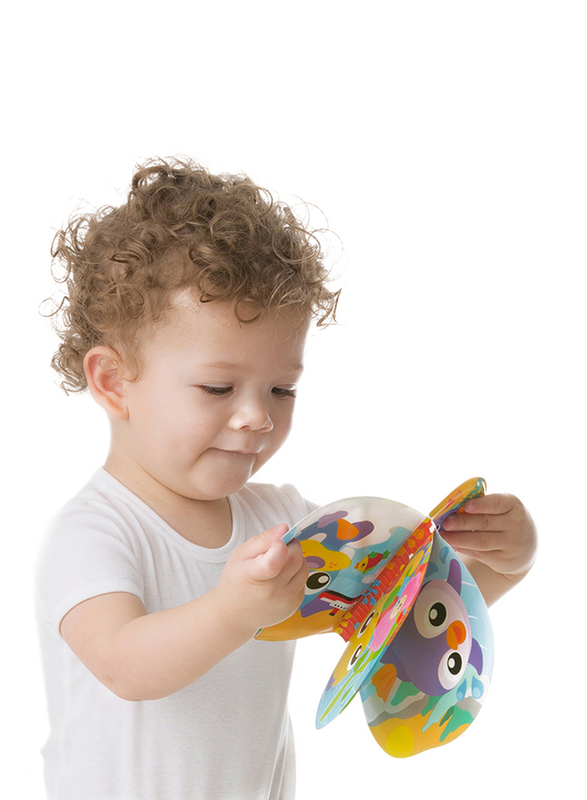 Playgro Splashing Fun Friends Bath Book for Kids, Blue/Yellow/Green/Red/Orange