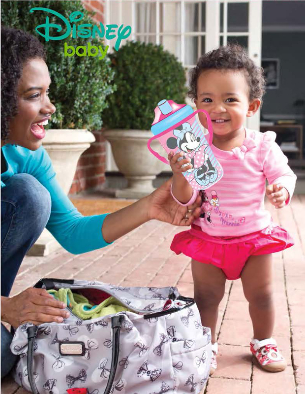 Disney Spill Proof Insulated Straw Cup, 12 Months+, 360ml, Minnie Mouse, Pink/Blue