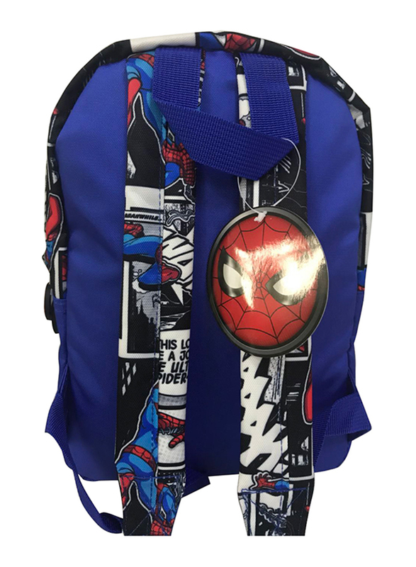 Marvel Spider-Man Comic Print 12-Inch Backpack for Boys, Pre School, Multicolor