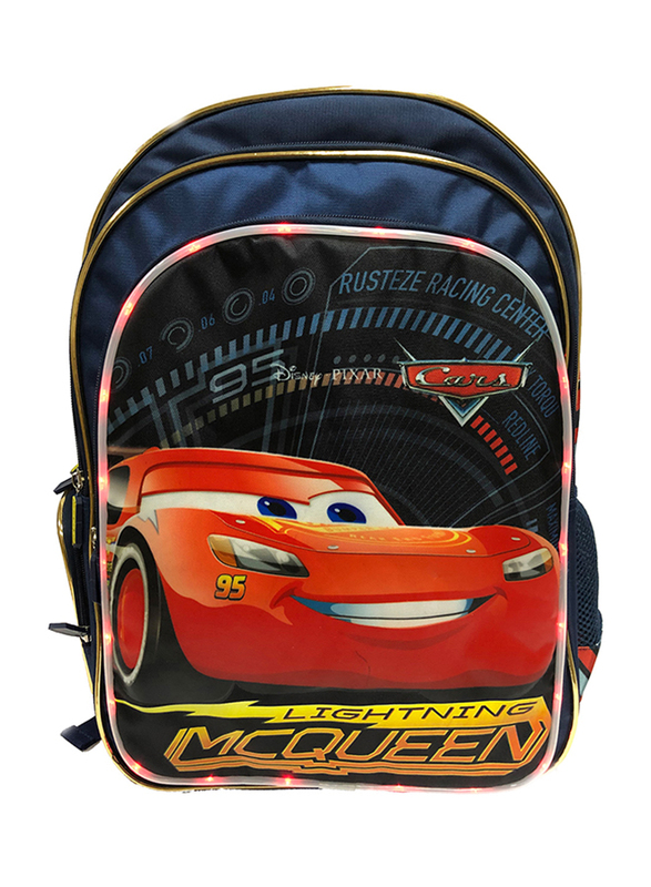 

Disney Cars Lightening McQueen 18-Inch Backpack for Boys, Blue