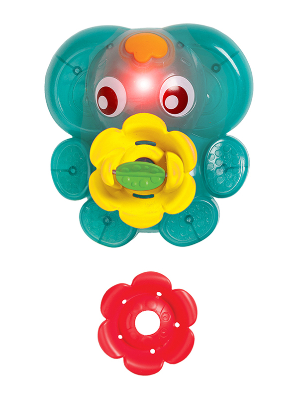 

Playgro Light Up Squirty Bath Fountain, 2 Pieces, Blue/Red