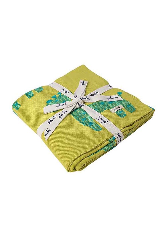 

Pluchi Giraffe Baby Blanket, Green