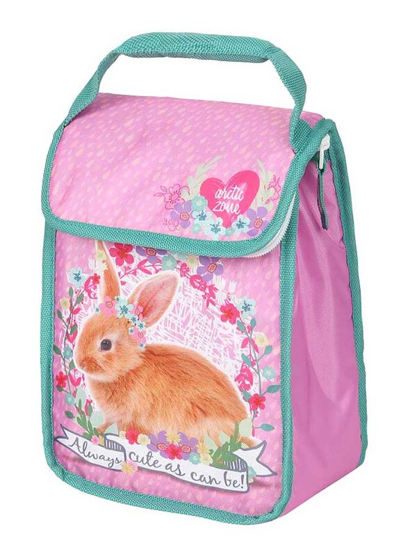 

Arctic Zone Kids Hi-top Munchsak Bunny Lunch Bag, Pink