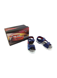 Disney Cars Lightning McQueen Sandals for Boys, 30 EU, Dark Blue
