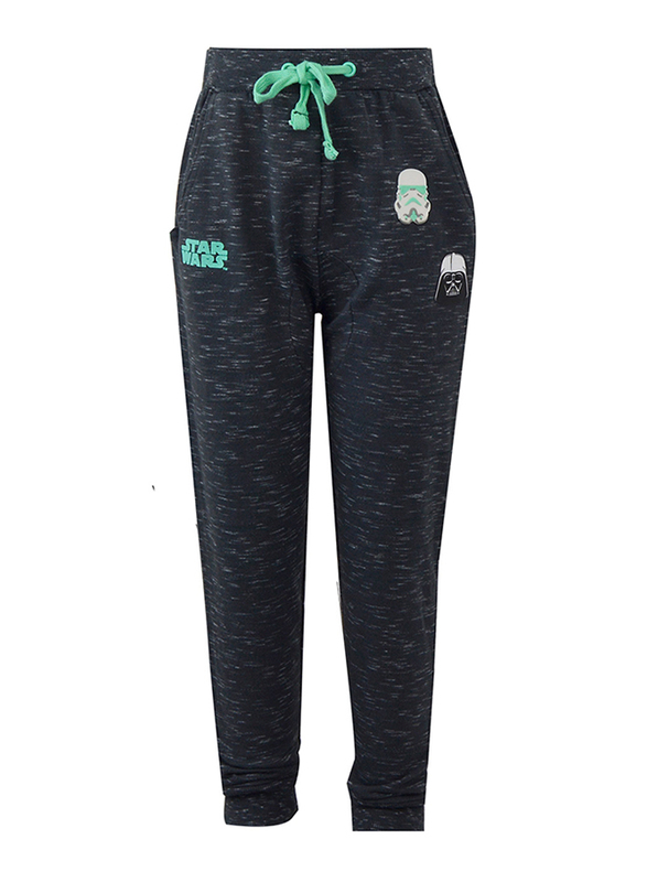 Lucas Star Wars Episode 4/5/6 Pants for Junior Boys, 2-3 Years, Black