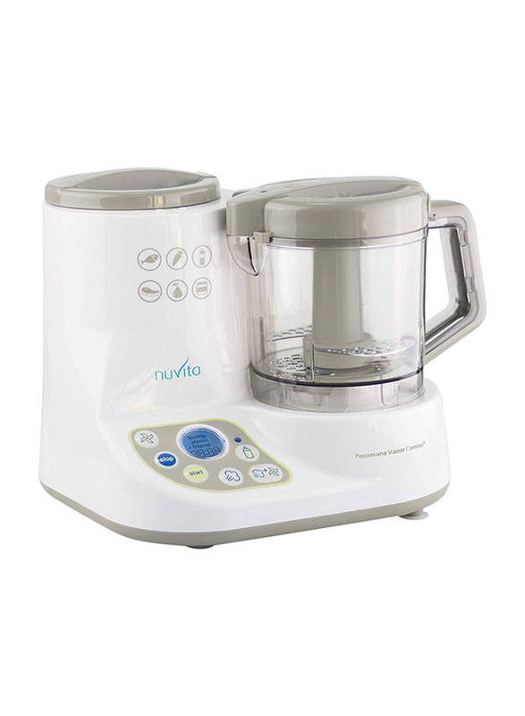 

Nuvita Pappasana Vapor Combo 6-in-1 Food Processor, White