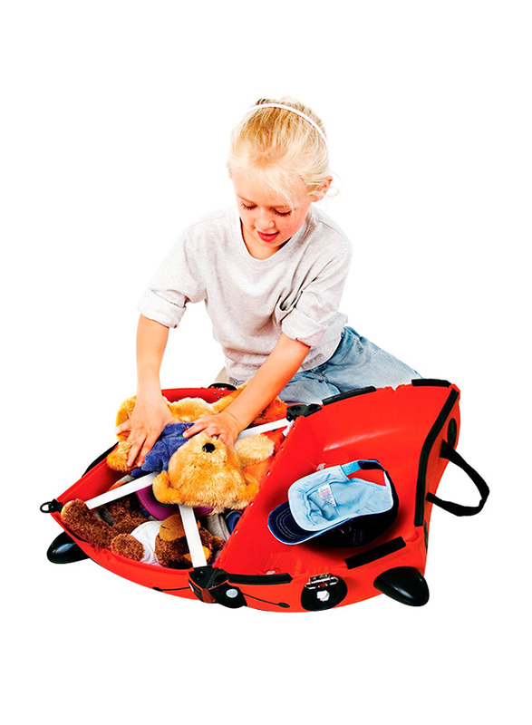 Trunki Harley Ladybug Suitcase, Red