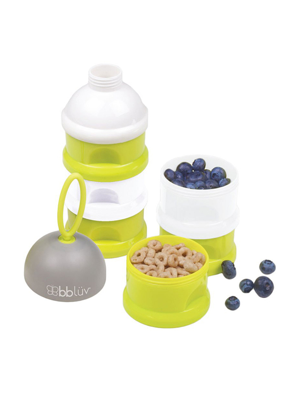 BBLuv Dose Multipurpose Stackable Container, Green/White