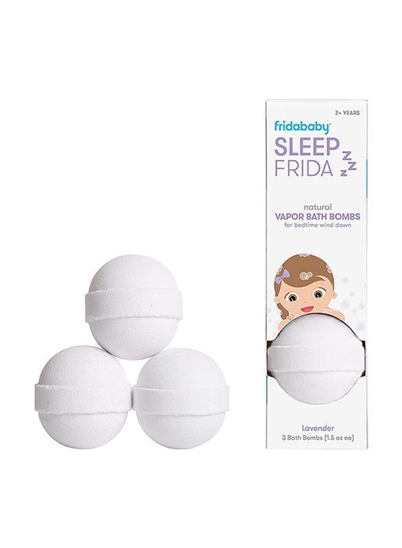 Frida Baby SleepFrida The Natural Vapor Bath Bombs, 3 Pieces, White