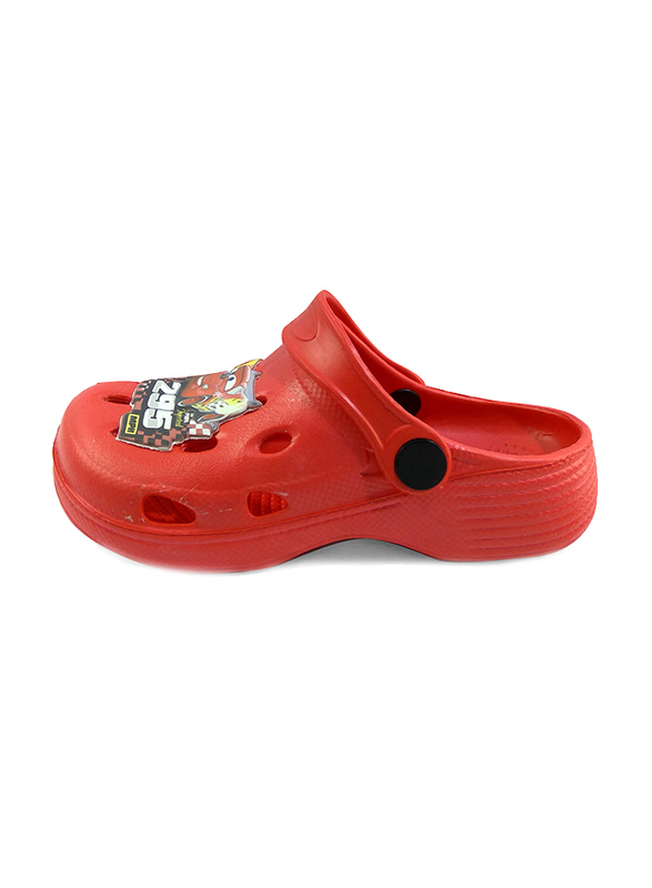Crocs Disney Cars Lightning McQueen Themed Clogs for Boys, 28/29 EU, Red