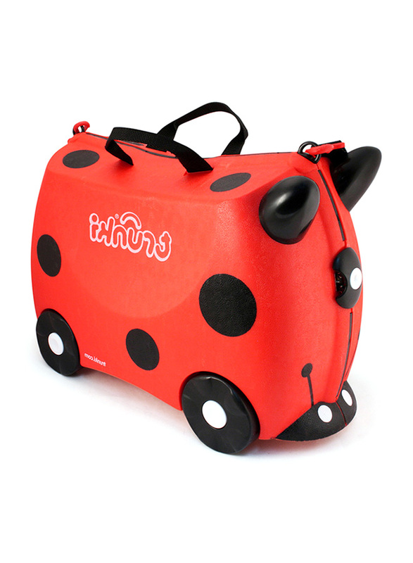 Trunki Harley Ladybug Suitcase, Red