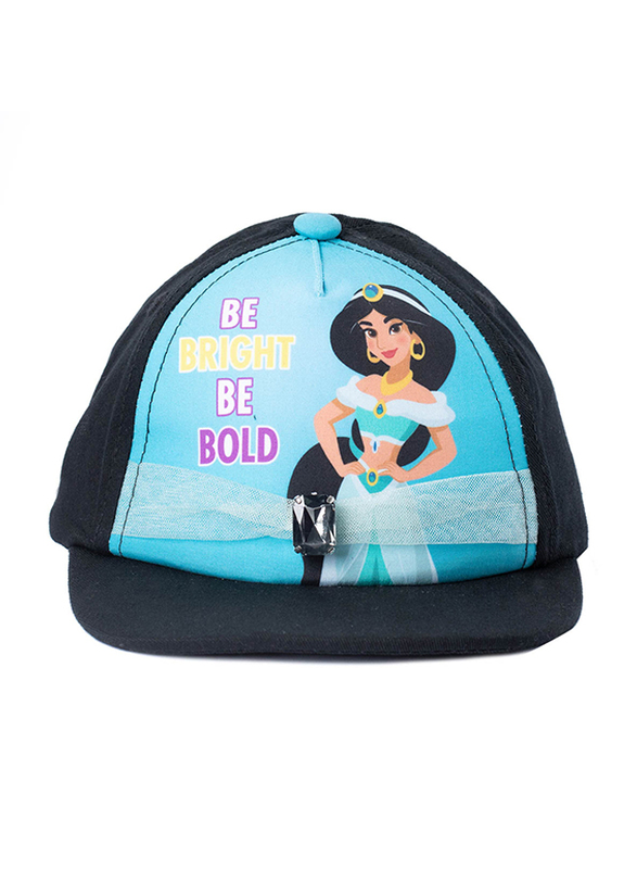 

Disney Jasmine Infants 3D Cap for Girls, One Size, Blue/Black