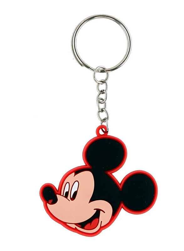 

Disney Mickey Rubber Key Ring, Red