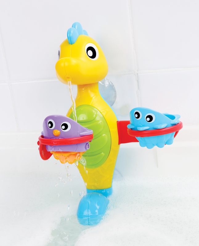 Playgro Flowing Bath Tap and Cups for Kids, Blue/Yellow/Green/Purple