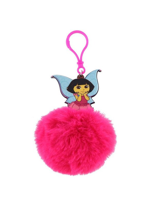 

Nickelodeon Dora The Explorer PomPom Keyring, Pink