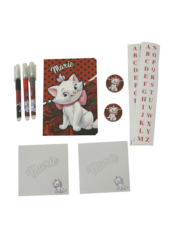 

Disney 10-Piece Marie Stationery Set, Red