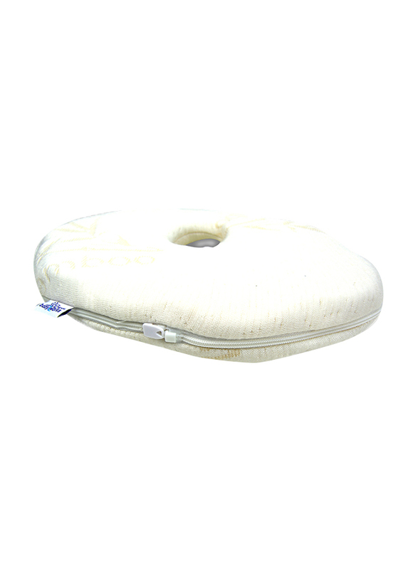 Babyworks Cloud 9 Head Support, with Removable Bamboo Cover, White