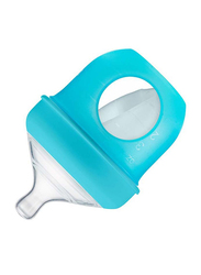 Boon Nursh Silicone Bottle, 0 & Above Months, 118ml, Blue