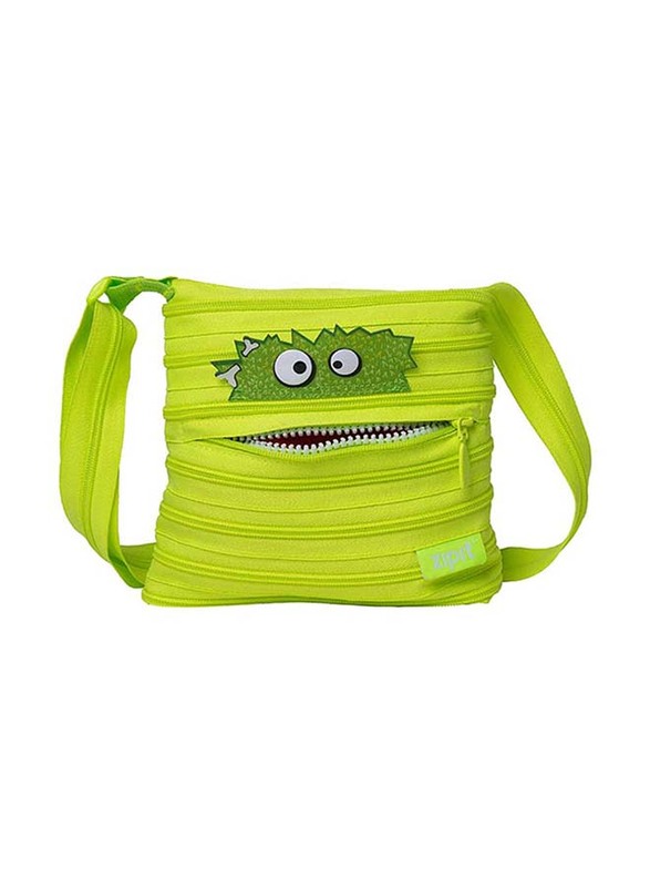 Zipit Monstar Mini Shoulder Bag, Grizzler Green
