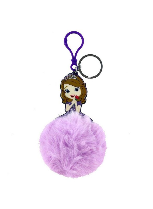 

Disney Disney Princess Sofia The First Pom Pom Keyring, Purple