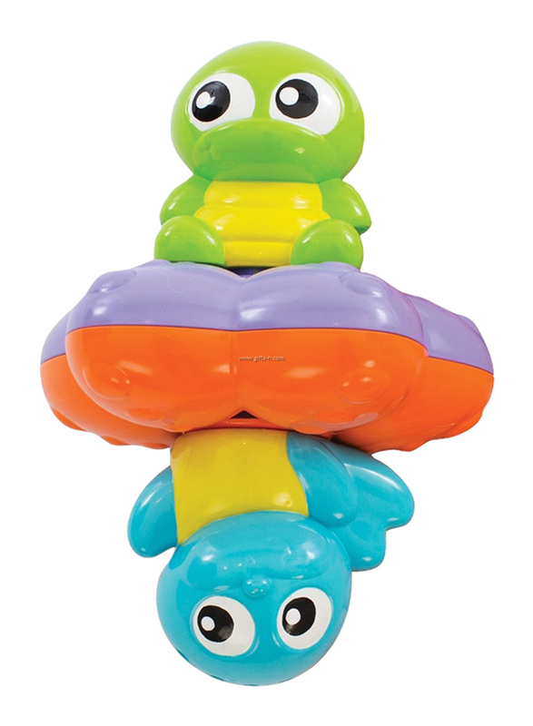 

Playgro Flip and Switch Floating Friend Toy for Kids, Blue/Yellow/Green/Purple