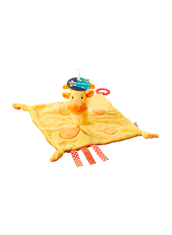 Tommee Tippee Soft Comforter Unisex, Gerry Giraffe, Yellow