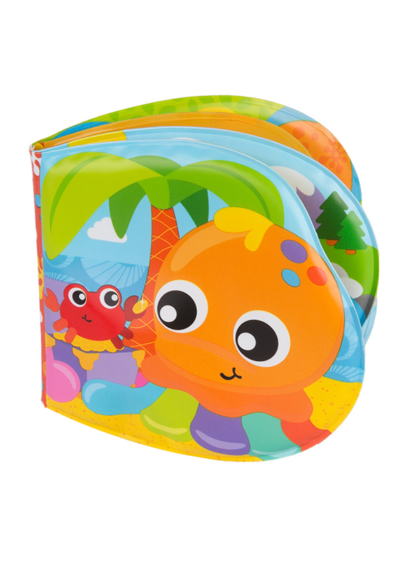 Playgro Splashing Fun Friends Bath Book for Kids, Blue/Yellow/Green/Red/Orange