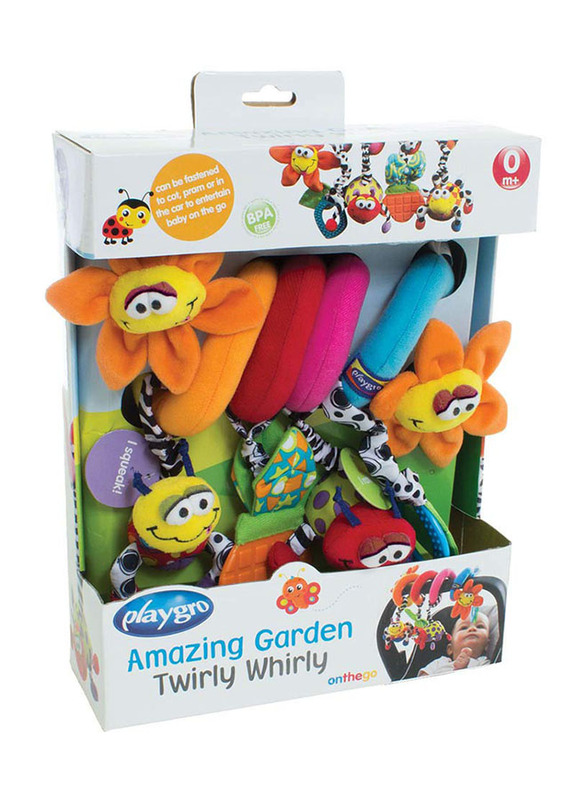 Playgro Amazing Garden Twirly Whirly Toy, Multicolour
