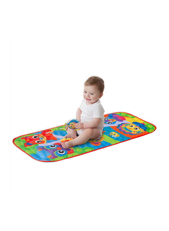 Playgro Honey Bee Bear Activity Tunnel Gym, Blue/Green/Yellow/Red/Purple