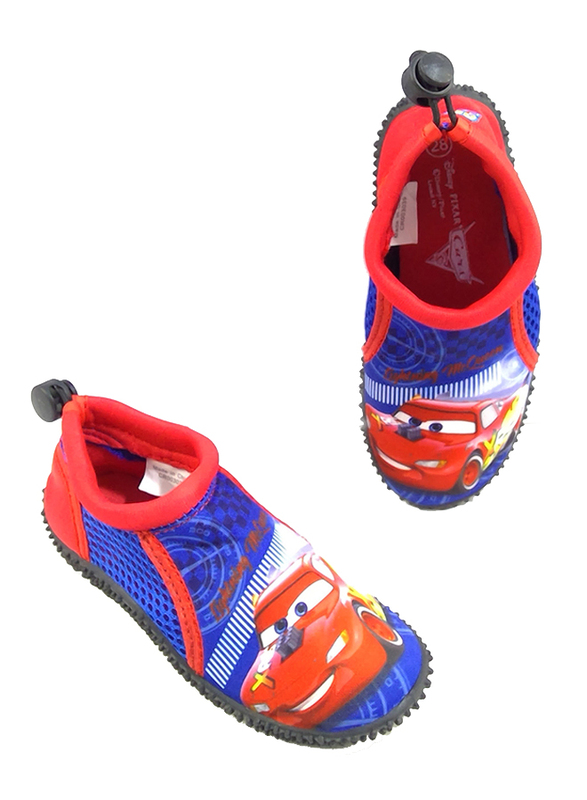 Disney Cars Lightning McQueen Slip-On Sneakers for Boys, 28 EU, Cobalt Blue