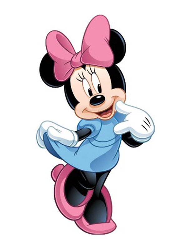 

Room Mates Decals Mickey & Friends Minnie Mouse Peel & Stick Giant Wall Decal, Multicolour