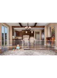Regalo Super Wide Adjustable Baby Gate & Play Yard, 192-Inch, White