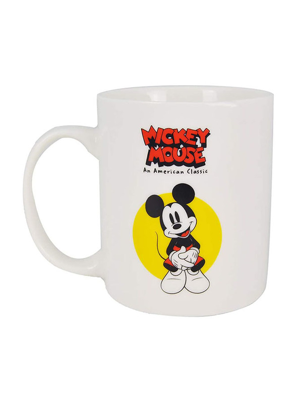 Disney Mickey Polar Fleece Blanket with Mug Gift Set, 2 Pieces, Multicolor