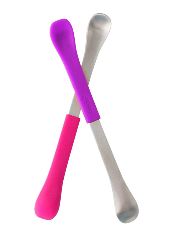 

Boon Swap 2 In1 Baby Feeding Spoon, Pink/Purple