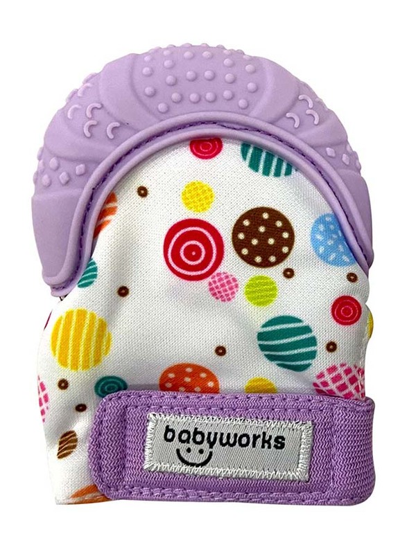 

Babyworks Teething Mitt, Violet